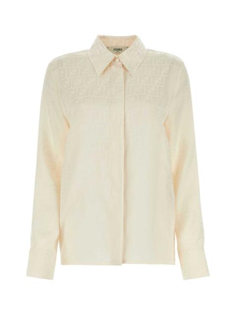 FENDI Fendi Women Ivory Silk Shirt