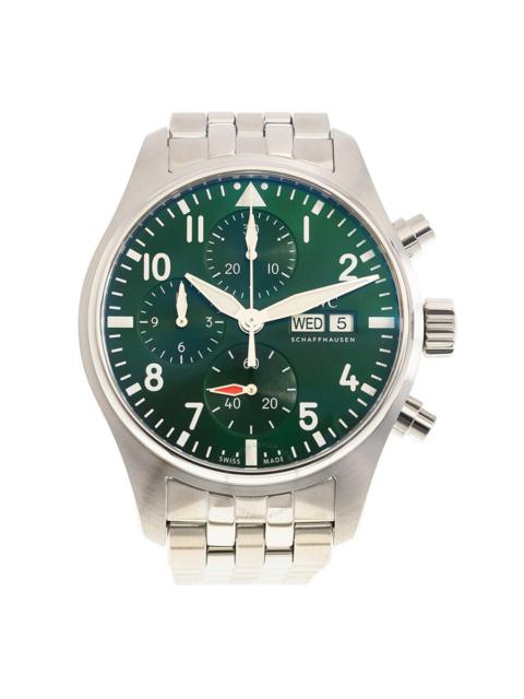 IWC Schaffhausen IWC Pilot Chronograph 41 Automatic Green Dial Men's Watch IW388104