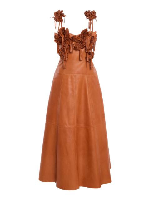 ULLA JOHNSON Sabrina Dress orange