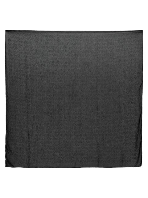 SAINT LAURENT Saint Laurent Logo-monogrammed Semi-sheer Scarf