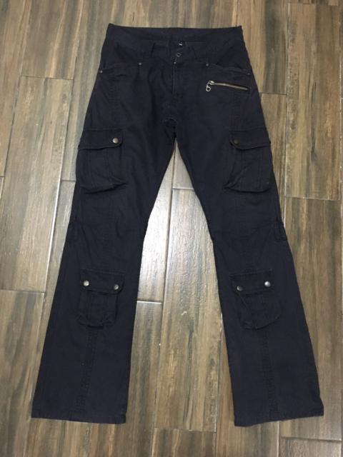 Other Designers Tete Homme Multi Pocket Cargo Flared Pants