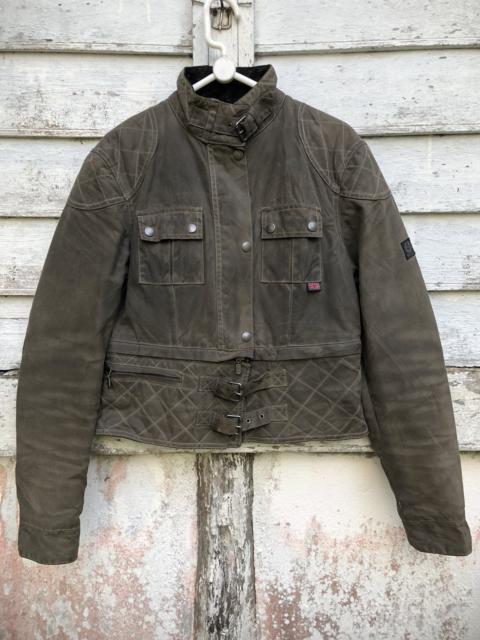 Belstaff Bellstaff Moto Racer Cropped Waxed Jacket