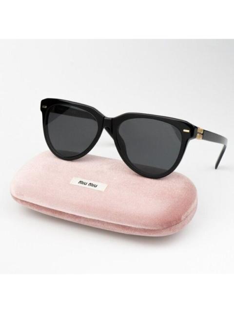 Miu Miu NEW Miu Miu MU12ZS 16K5S0 Black Grey Phantos Unisex Sunglasses 0MU 12ZS