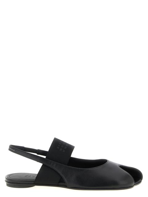 MM6 Maison Margiela Opentoe Tabi Sandals Black