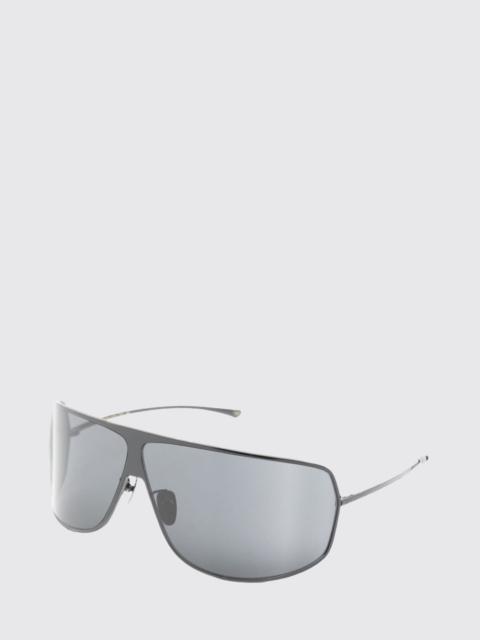 GUCCI Gucci Men Gucci Rectangular Metal Shield Sunglasses With Embossed Logo