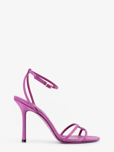 JIMMY CHOO Leo Satin Sandals