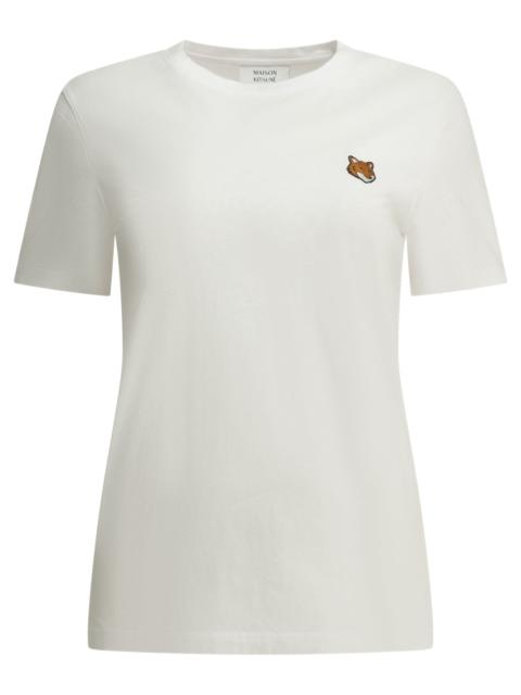 Maison Kitsuné Maison Kitsuné Fox Head Crew-neck T-shirt White
