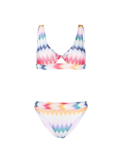 Missoni zigzag lurex bikini