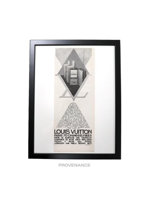 Louis Vuitton Louis Vuitton Antique Vintage Newsprint Ad - LV WARDROBES
