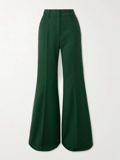 GABRIELA HEARST Rhein pleated wool flared pants