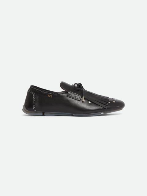WALES BONNER Montego Tasseled Loafer Black