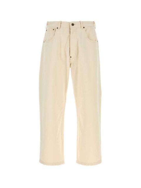 Maison Margiela Maison Margiela Men Melange Sand Denim Jeans