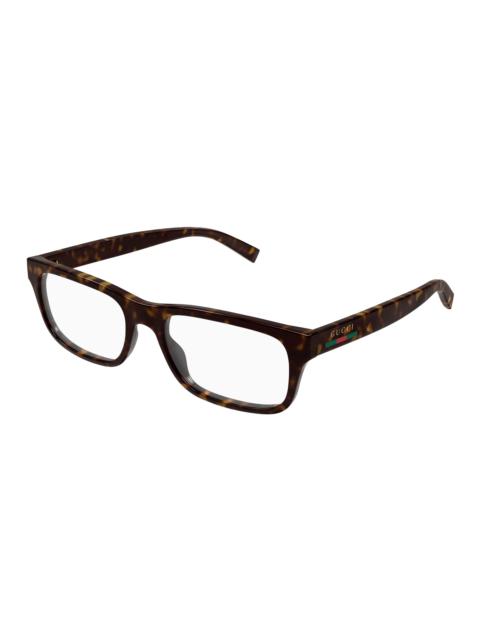 GUCCI Gucci Demo Rectangular Men's Eyeglasses GG1858O 002 56