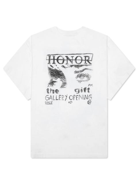 HONOR THE GIFT ART THAT REFLECTS TEE - BONE