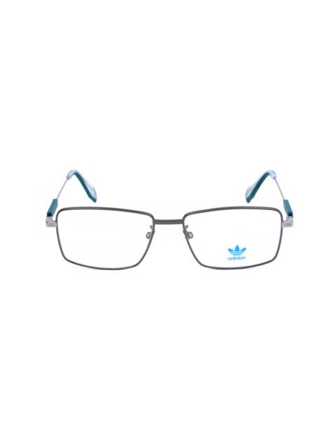 adidas Adidas Men's Silver Tone Rectangular Eyeglass Frames OR5040