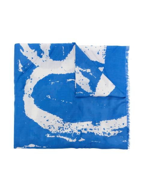 Givenchy PATTERNED KNITTED SCARF