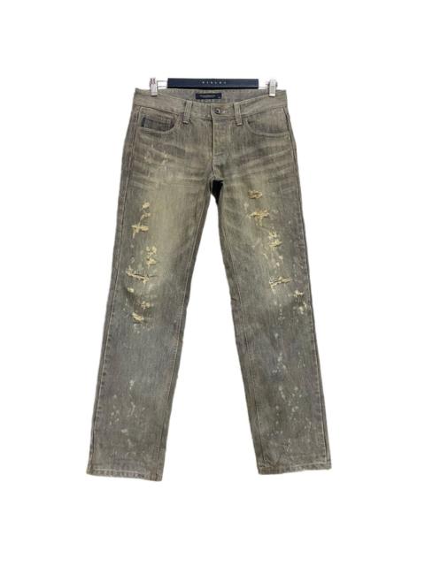 Other Designers Japanese Brand - OF THE NEIGE Denim Mudwash Painter Jeans