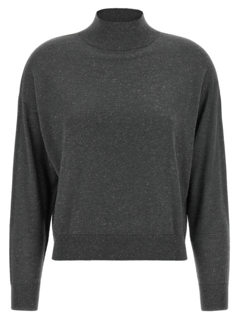 PESERICO Peserico Women Lamé Thread Turtleneck Sweater
