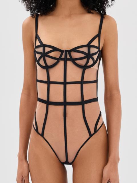 Fleur du Mal Caged Bodysuit