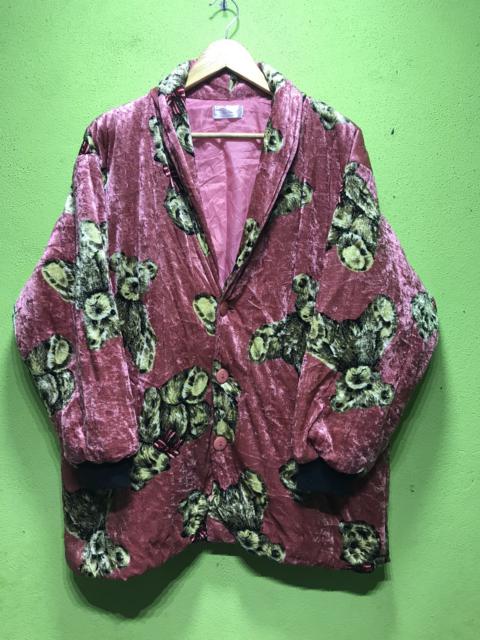 Other Designers Japanese Brand - NICE DESIGN JACKET BEAR FULL PRINT