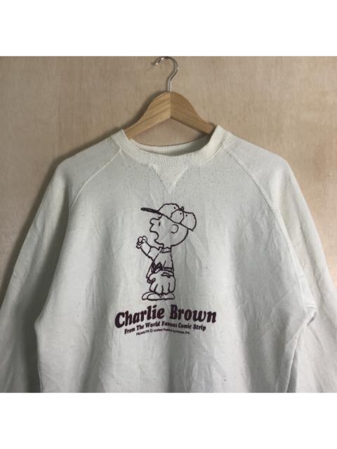 Other Designers Vintage - Peanuts Charlie Brown White Sweatshirt