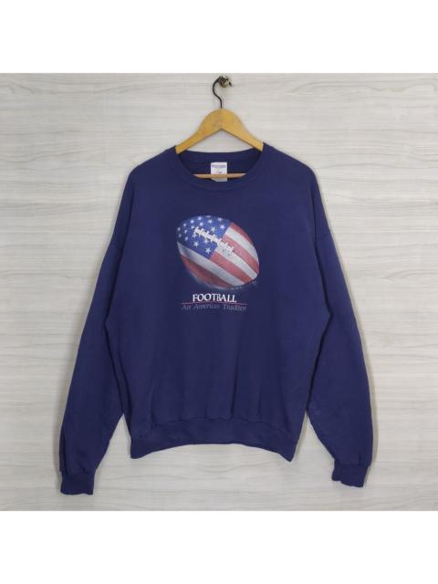 Other Designers Jerzees × Vintage - 90s Football An American Traditional Crewneck