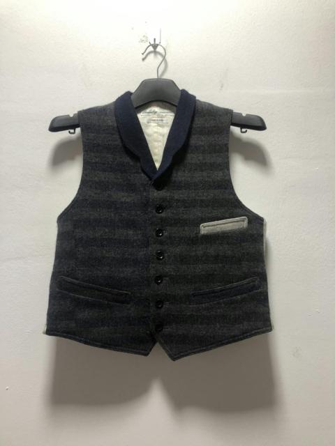 BEAMSBOY Vest Wool Beams Plus Buckleback Japan Made