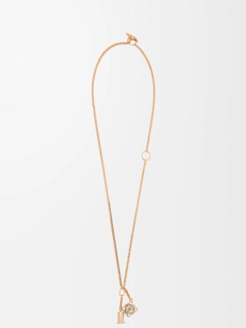Loewe Personalisation necklace in metal