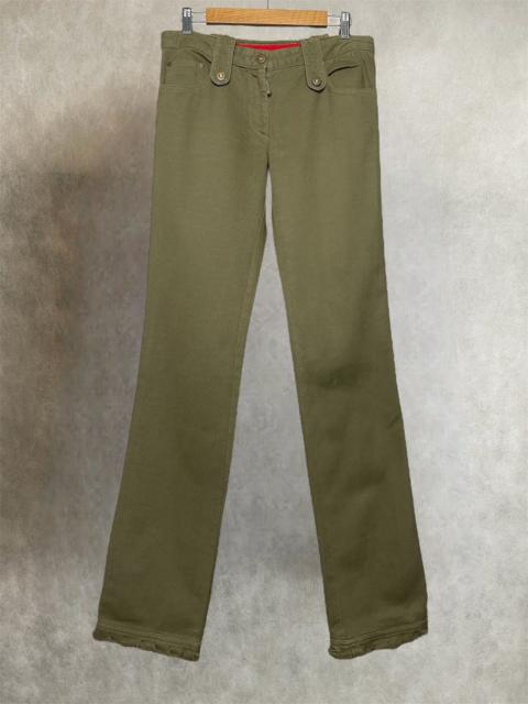 Ss 2003 Alexander Mcqueen “shipwreck” distressed denim pants