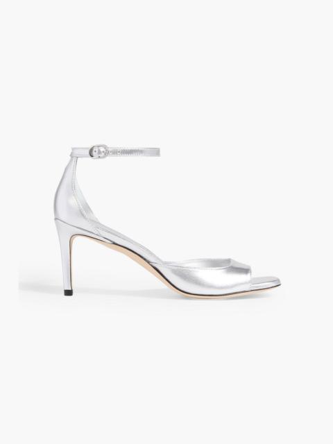 Stuart Weitzman Metallic leather sandals