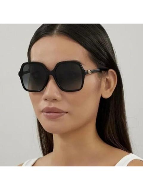 GUCCI NEW GUCCI GG1072S 001 Black Gray Gradient Square Women Sunglasses