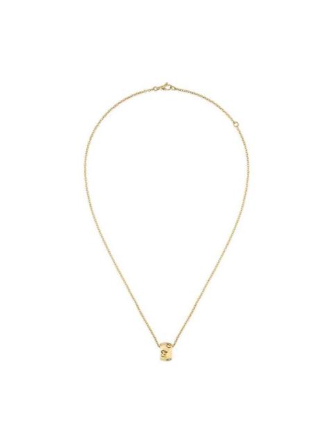 GUCCI Gucci Icon 18k Yellow Gold GG Necklace - YBB804368001