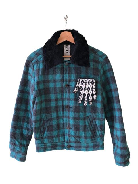 Other Designers Japanese Brand - 🔥WOOD DOWN WOOL PLAID QUILTED BOMBER JACKET MADE IN JAPAN