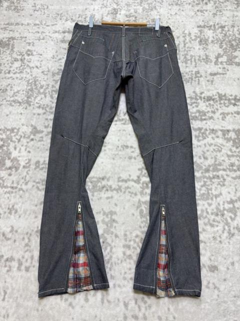 Hysteric Glamour Breath Up Start White Stitching Gimmik Ankle Zipper Pant