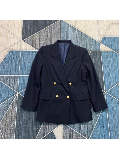 Burberry BURBERRY WOOL BLAZER GOLD BUTTON