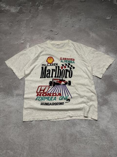 Other Designers Vintage 90s A Senna Marlboro Formula 1 Single Stitch T-Shirt