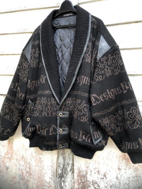 Other Designers Vintage - St.TOROSA BIC DESIGN OVERPRINT KNIT THERMA JACKET
