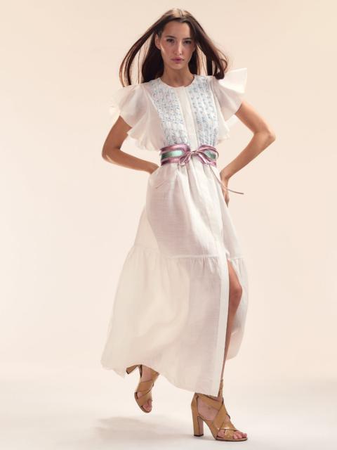 CYNTHIA ROWLEY Mallorca Ramie Kaftan