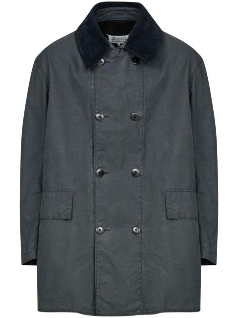 Maison Margiela Double Breasted Cotton Jacket