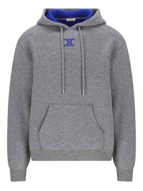 CELINE Celine Men Logo Cashemre Hoodie