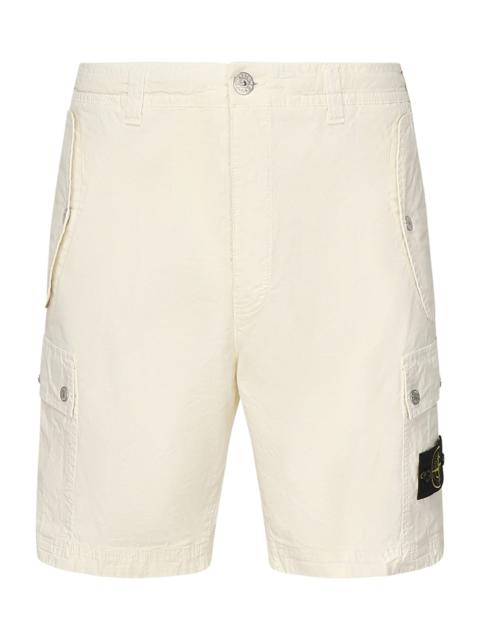 Cargo Bermuda With Logo Patch