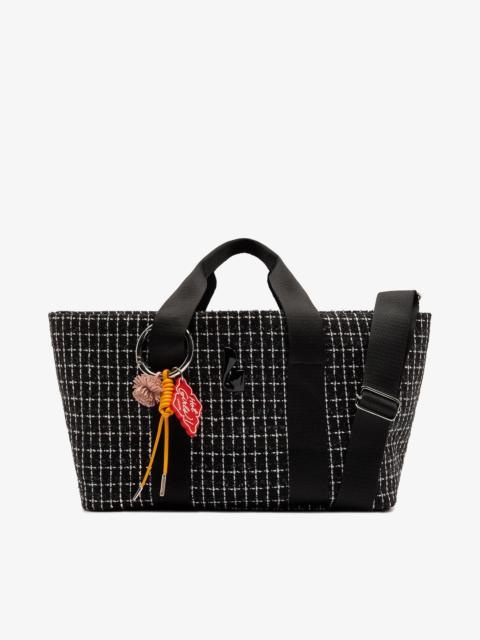 Larroudé Americana Tote Bag In Black Milano Tweed