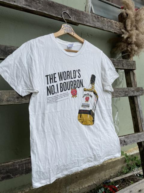 Other Designers Vintage - Vintage Beer Jim Beam Bourbon Big Logo Tee