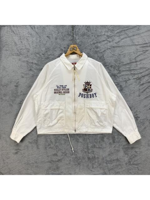 Other Designers Japanese Brand - POSH BOY SPORTS Big Logo Cropped Jacket #4371-141