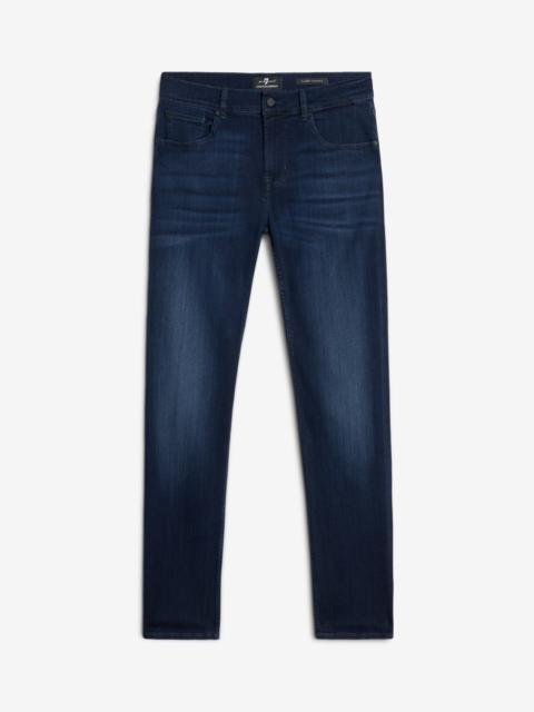 7 For All Mankind Luxe Performance Plus Slimmy Tapered In Deep Blue