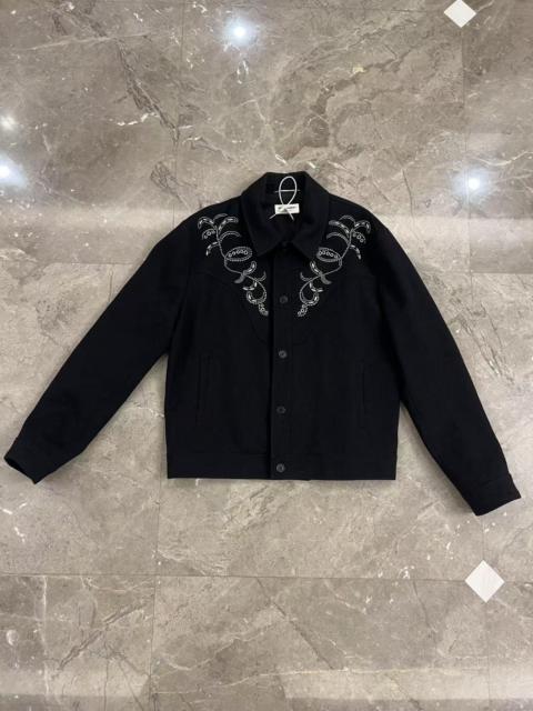 SAINT LAURENT Saint Laurent wool jacket black by Chris Woo
