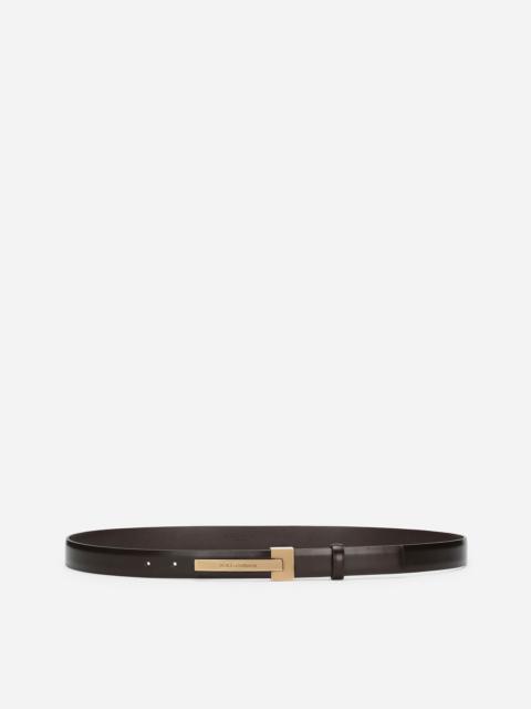 Dolce & Gabbana Brushed calfskin belt