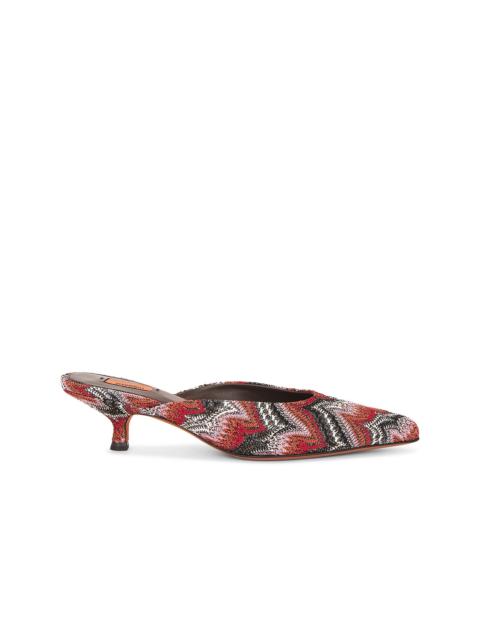 Gabri Raschel Lame Mule