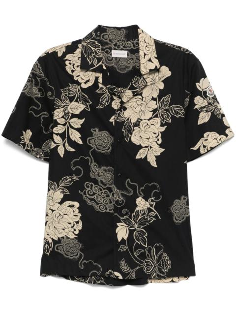 Moncler floral-print shirt