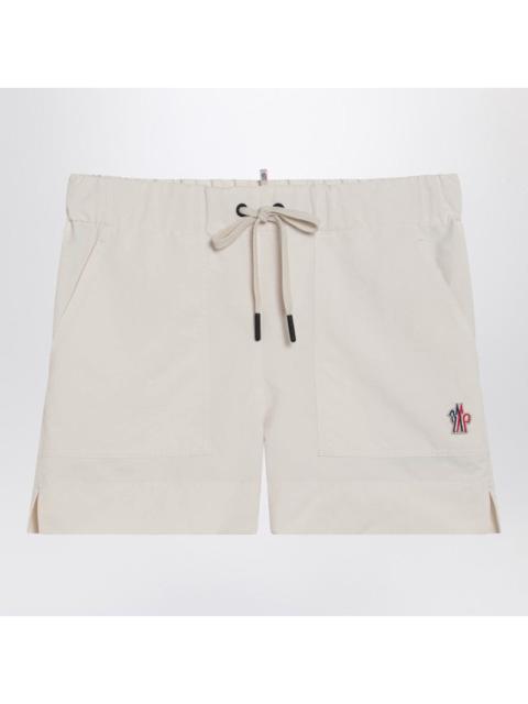 Moncler Grenoble Moncler Grenoble Beige Technical Froissé Shorts Women